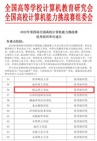 信息科學與工程學院學子在第四屆全國高校計算機能力挑戰(zhàn)賽中榮獲佳績