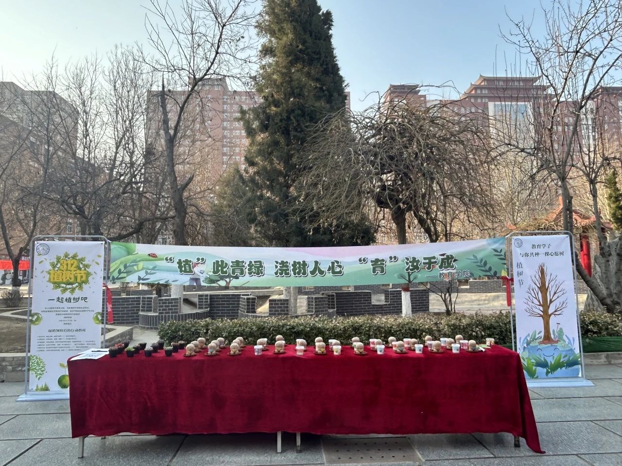 “‘植’此青綠，教樹人心，‘育’汝于成”植樹節(jié)活動圓滿結(jié)束!
