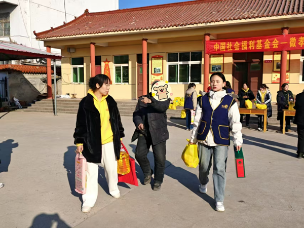 寒假社會實(shí)踐紀(jì)實(shí)（六）|保定理工學(xué)院|管理學(xué)院|愛心下鄉(xiāng)潤桑榆，物資傳遞暖人心
