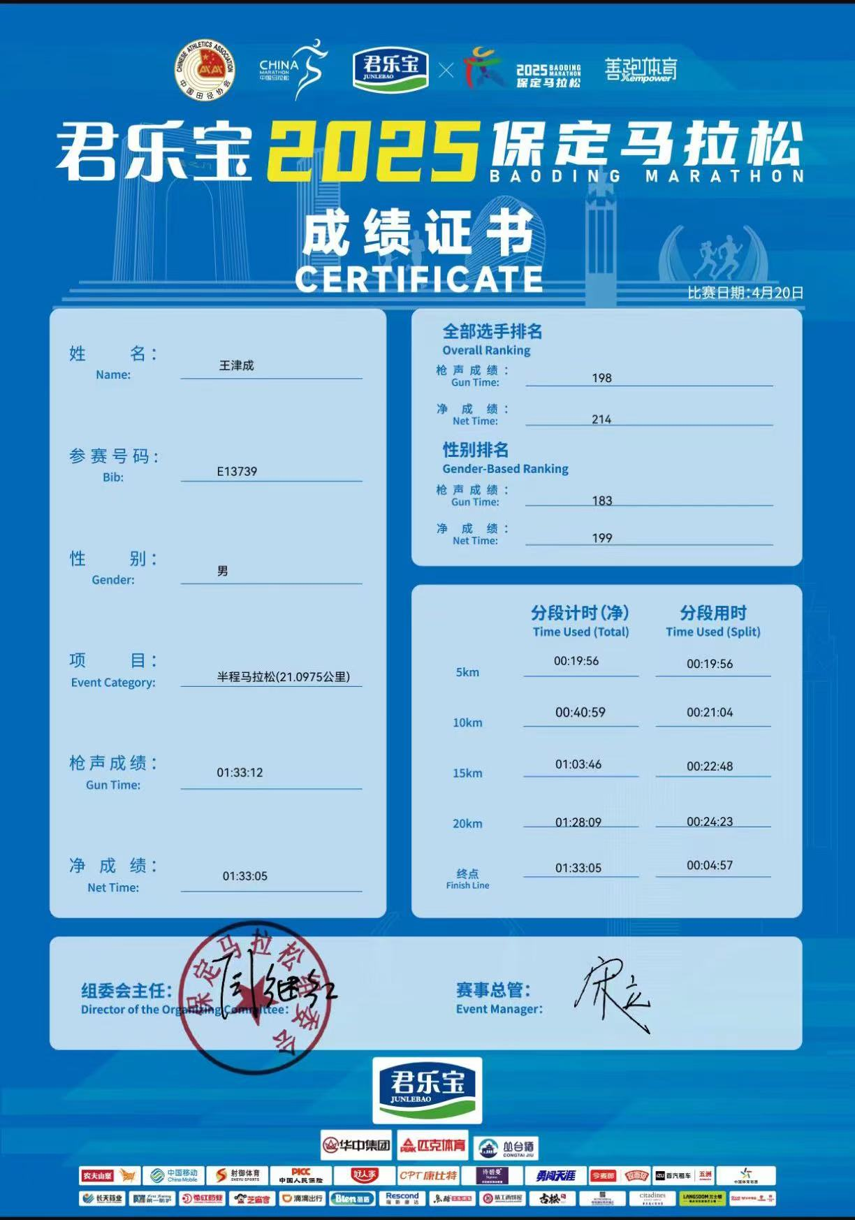 喜報|我校學(xué)子在君樂寶2025馬拉松比賽中斬獲佳績